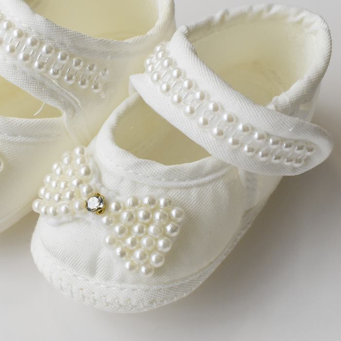 Baby Pearly Bow Set