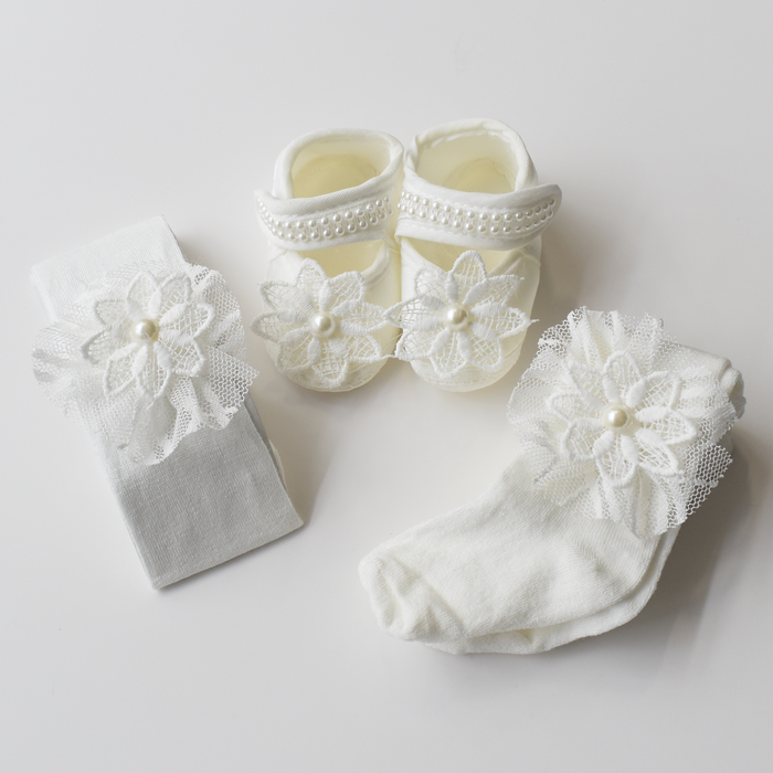 Baby White Princess Set