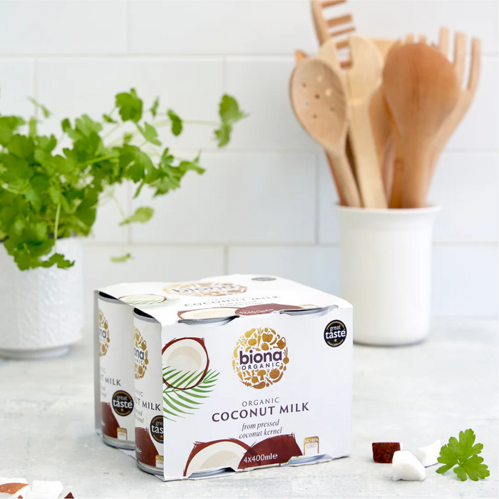 Biona Coconut Milk - Organic Classic Multipack (400mlx4)
