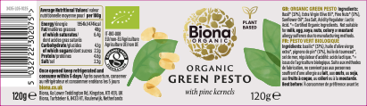 Biona Organic Green Pesto 120g