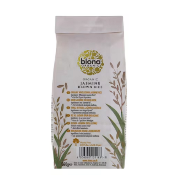 Biona Organic Jasmine White Rice 500g