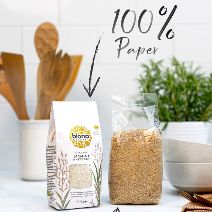 Biona Organic Jasmine White Rice 500g