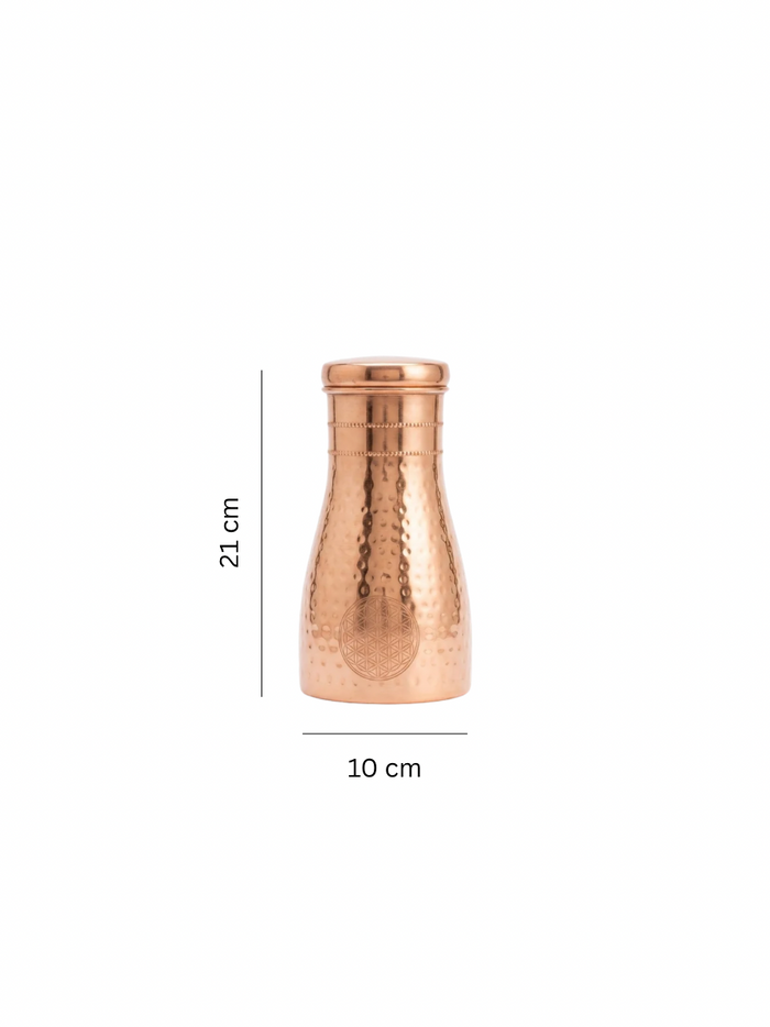 Blume des Lebens Kupfer-Pitcher 1000 ml