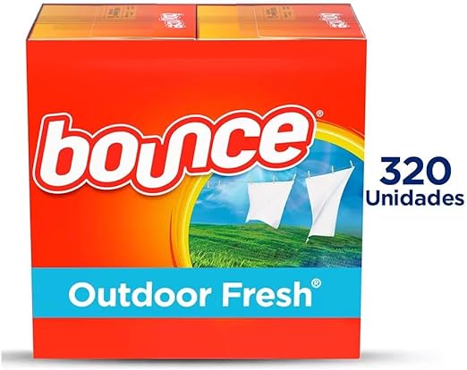 Bounce Fabric Softener Dryer Sheet Outdoor Fresh (2 X 160 ct.), 320Count - Shoppers-kart.com
