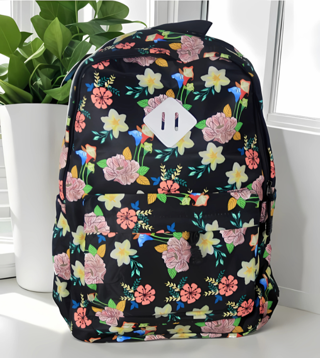 BP722 - Printed Canvas Backpack