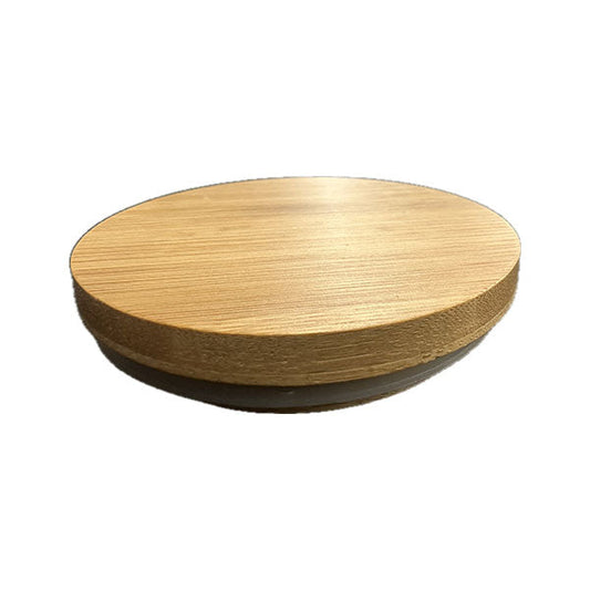 Candela Tumbler Lids - Dark Bamboo - Large (without hole)