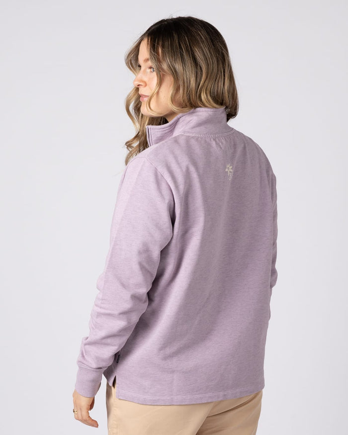 Carissa Womens Sweatshirt in Purple