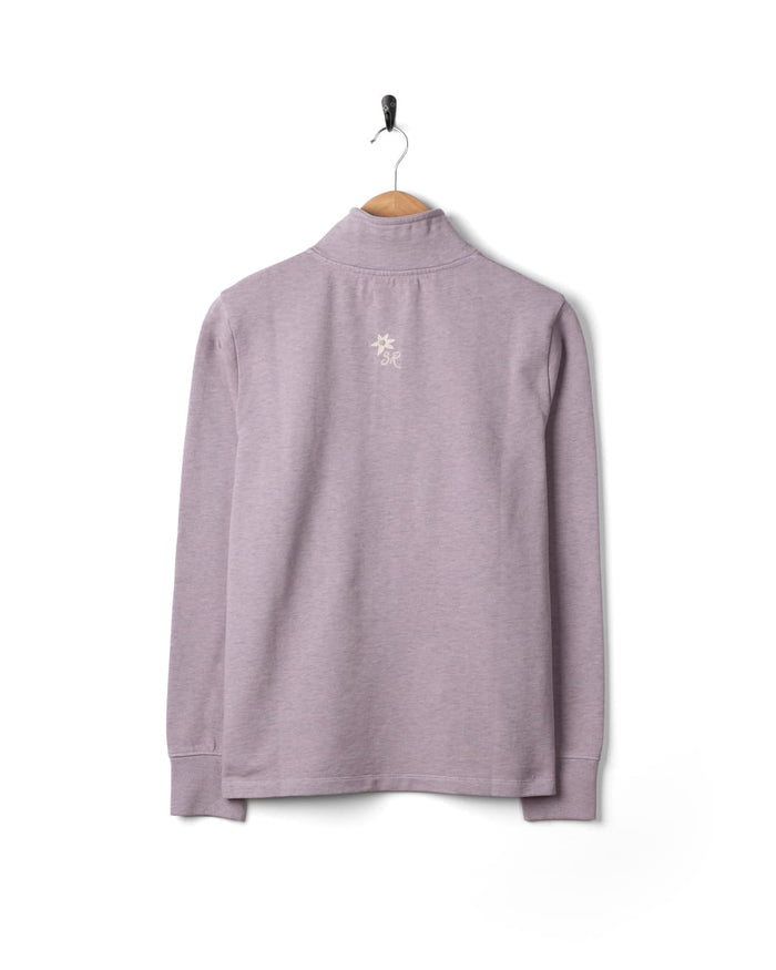 Carissa Womens Sweatshirt in Purple