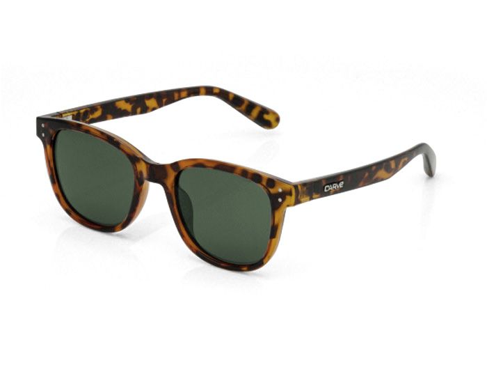 Carve Homeland Polarized Sunglasses - Tort - Matte Black - Black - Honey Sunglasses Tort green