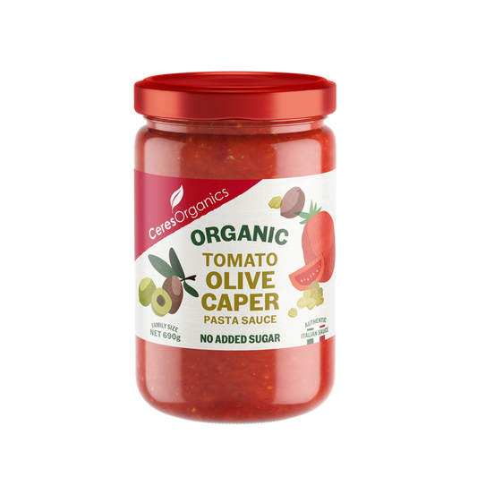 Ceres Organics Tomato, Olive, Caper Pasta Sauce - 690g - L'Organic