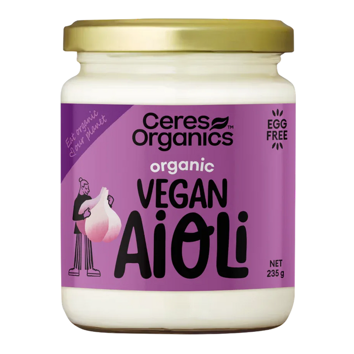 Ceres Organics Vegan Garlic Aioli - 235g - L'Organic