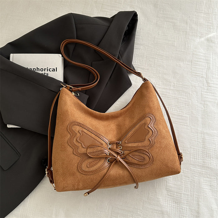 CL1405 - Butterfly Print Messenger Handbag