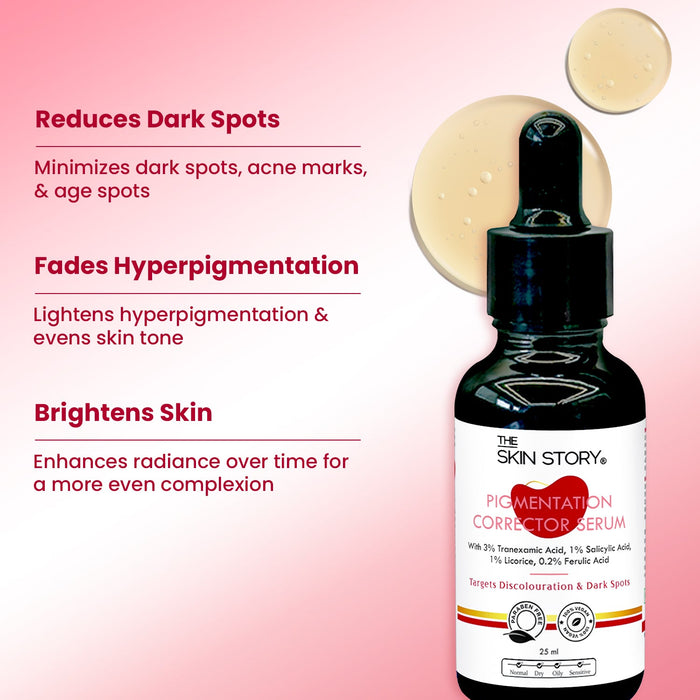 Anti - Pigmentation Serum & Sunscreen - The Skin Story - Face Care