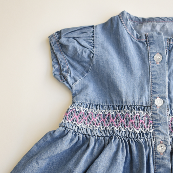 Cloud Cuddle Girls Denim Dress