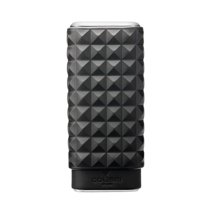 Colibri Quasar Black Triple Cigar Case - LC250T1