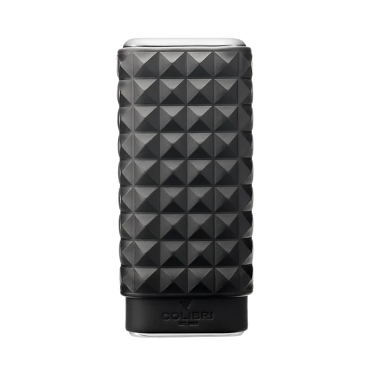 Colibri Quasar Black Triple Cigar Case - LC250T1