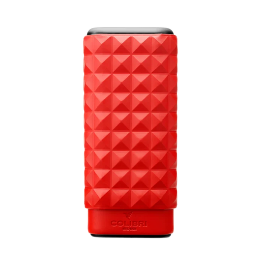 Colibri Quasar Red Triple Cigar Case - LC250T2