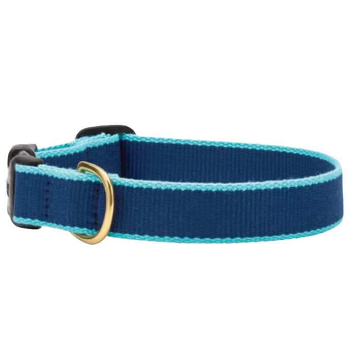 NAVY-AQUA-DOG-COLLAR