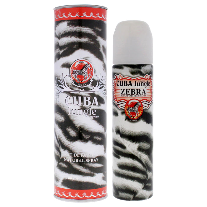 Cuba Jungle Zebra by Cuba for Women - 3.3 oz EDP Spray