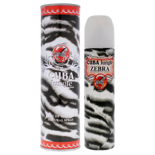 Cuba Jungle Zebra by Cuba for Women - 3.3 oz EDP Spray