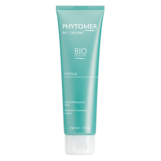 Phytomer Cyfolia Organic Radiance Cleansing Cream 150ml turquoise tube