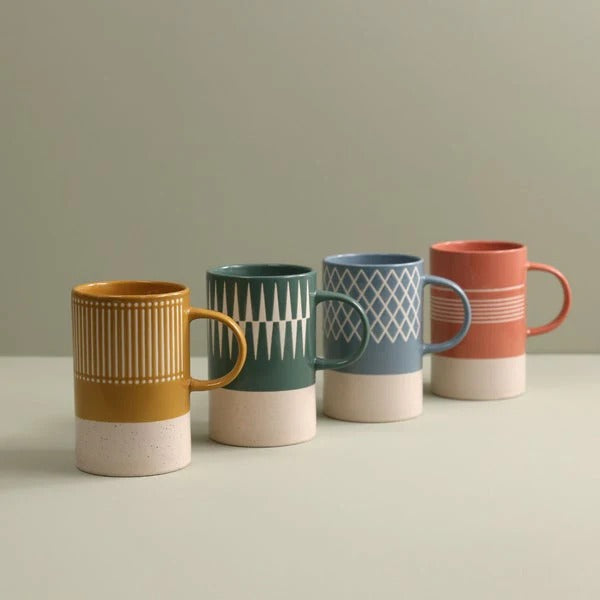 Danny Home Nordic Ceramic Mug – 400ml Modern Matte Coffee Mug – Home Hatch Pakistan