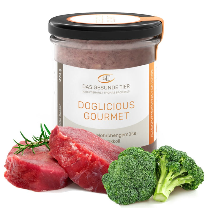 Das Gesunde Tier Doglicious Gourmet Rind mit Möhrchengemüse & Brokkoli