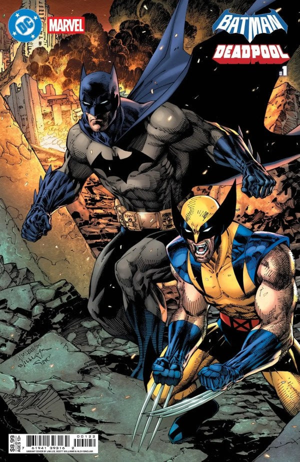 DC / Marvel: Batman / Deadpool #1 Cover K Jim Lee Variant