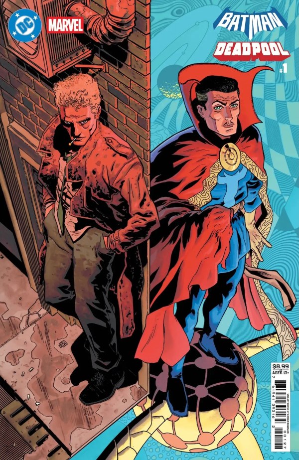 DC / Marvel: Batman / Deadpool #1 Cover P Hayden Sherman Variant