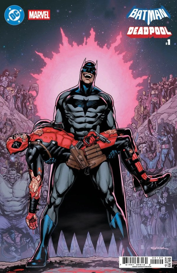 DC / Marvel: Batman / Deadpool #1 Cover R Ryan Sook Variant