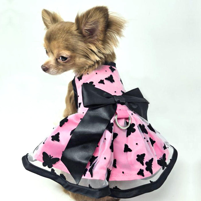 Dress | Pink & Black Butterfly