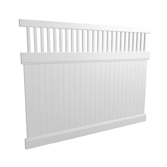 Oxworks East Hampton PVC Panel Kit - White - 1800mm Height - - Image 1