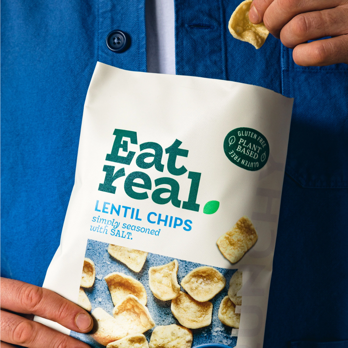 Eat Real Lentil Chips Salted 95g