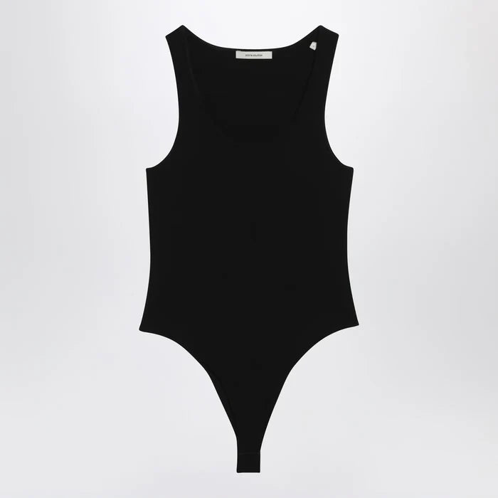 Entire Studios - Black viscose jersey bodysuit