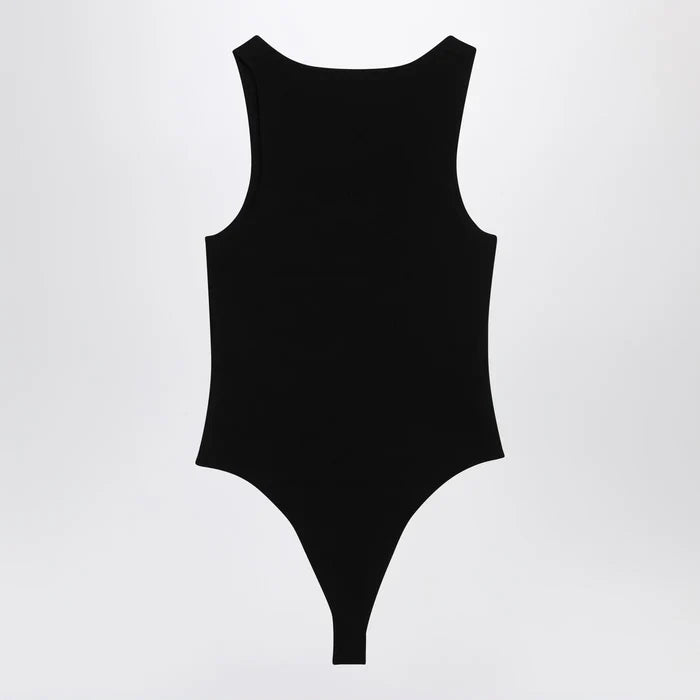 Entire Studios - Black viscose jersey bodysuit