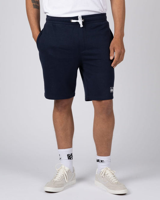 Essential Mens Sweat Shorts in Dark Blue
