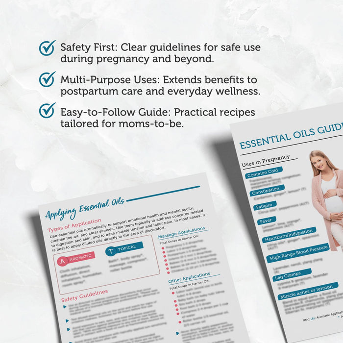 Essential Oils for Pregnancy Chart at Your Oil Tools