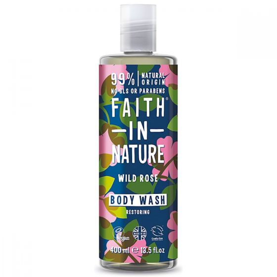 Faith in Nature Wild Rose Body Wash 400ml