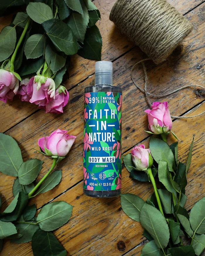 Faith in Nature Wild Rose Body Wash 400ml