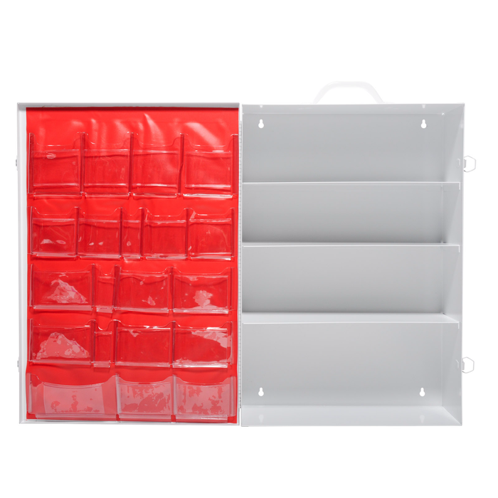 First Aid Box Industrial 4 Shelf Metal Empty