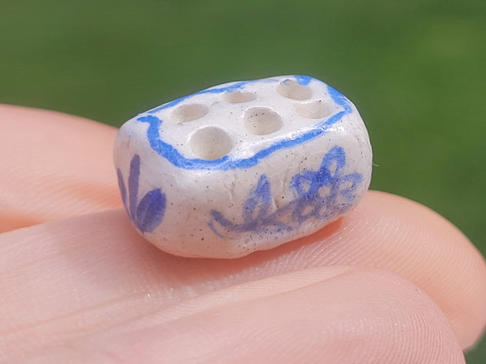 Flower Vase Blue & White by Alicia
