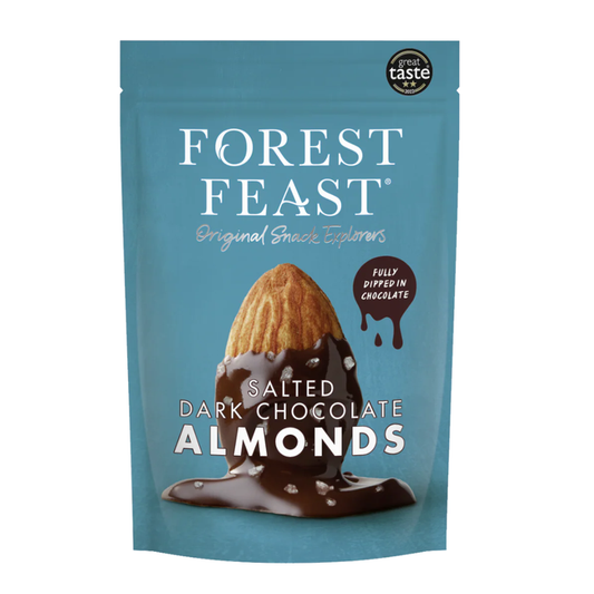 Forest Feast Salted Almond Dark Chocolate 120g