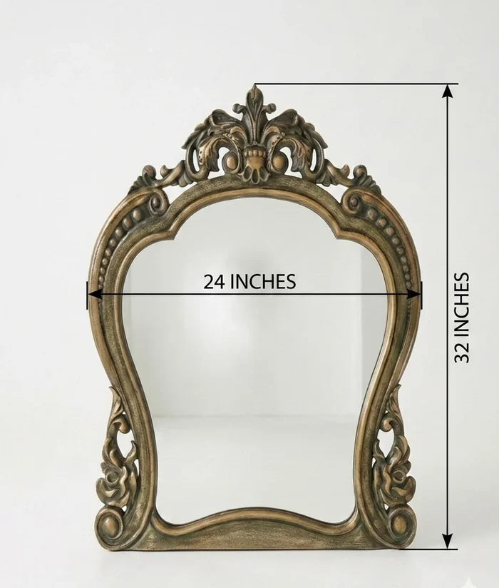 French Artisan Carved Mirror