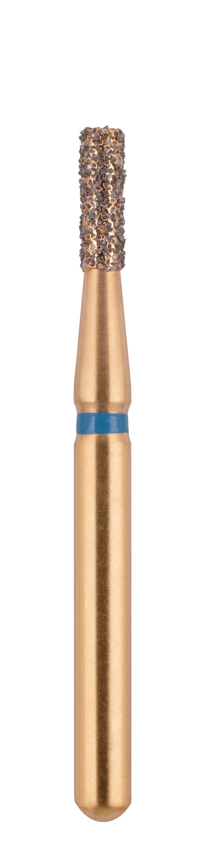 G/109-012 (835)-(558 diamond) 10-Pk , Multi use Reusable Gold Diamond Burs Flat End Cylinder Shaped