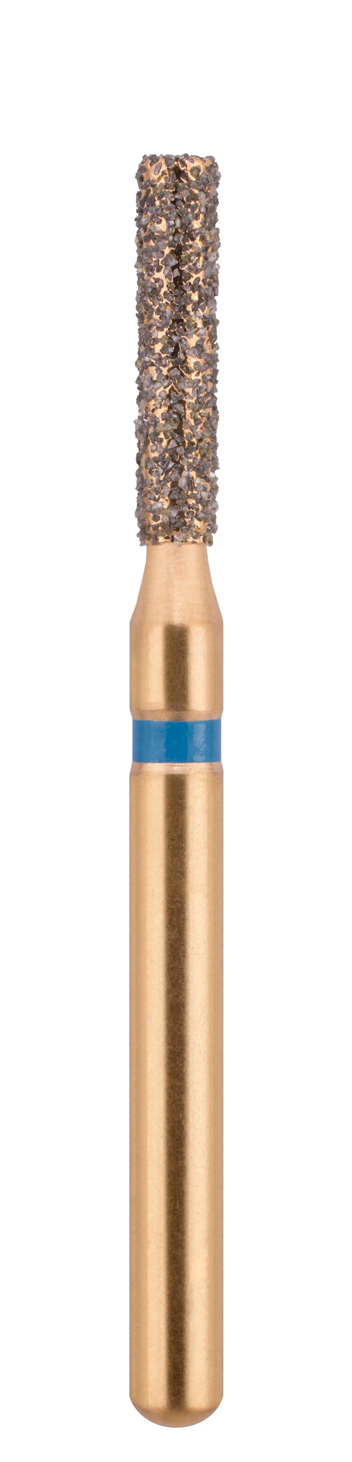 G/110-014 (836) 10-Pk , Multi use Gold Diamond Burs Flat End Cylinder Shaped