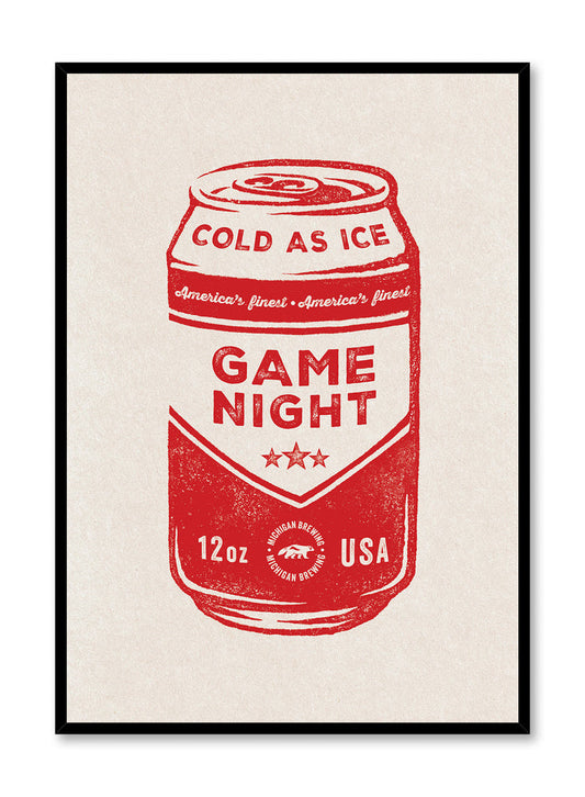 Game Night in Detroit, Poster
