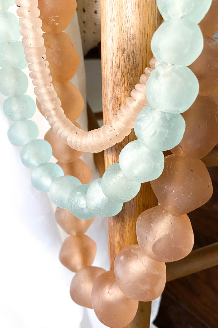 Ghanaian Recycled Glass Beads Set 2