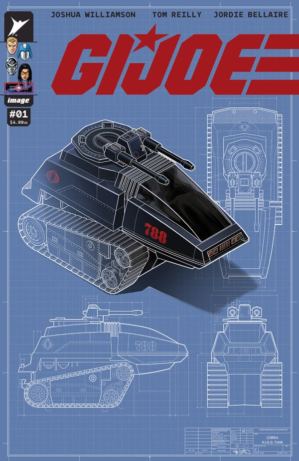 G.I. Joe #1 Cover J 1:50 E.J. Su Variant
