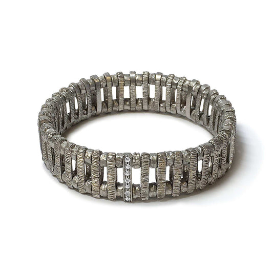 Giora Bracelet Giora' Anastasia Bracelet Ruthenium Finish Giora' Anastasia Bracelet Italian Jewellery Designer Giovanna Raspini Brand