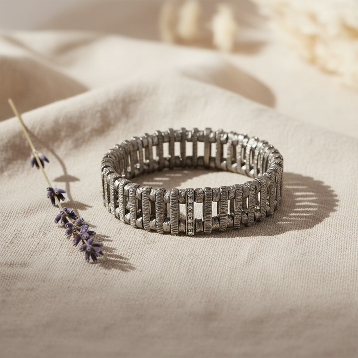 Anastasia Bracelet – Linen & Lavender